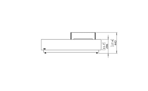 Ecosmart Fire Manhattan 50 Fire Pit Table - Natural Finish / Stainless Steel Burner - ESF.O.MHA.50.NA